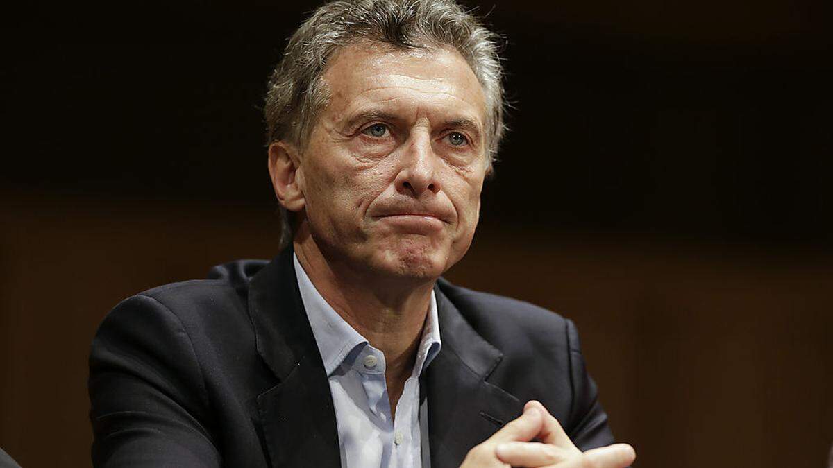 Staatschef Mauricio Macri