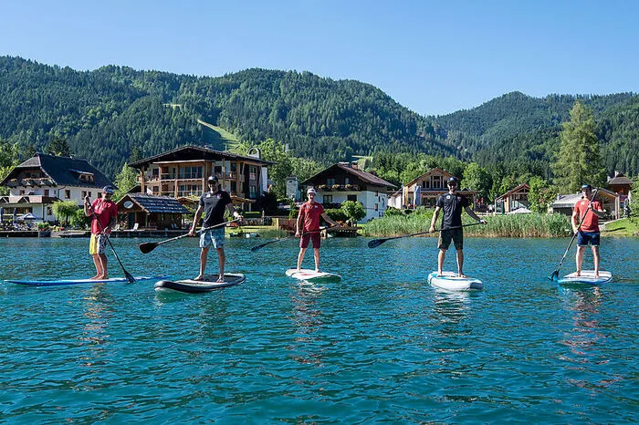 Manuel Feller, Mario Matt, Adrian Pertl, Marco Schwarz und Fabio Gstrein