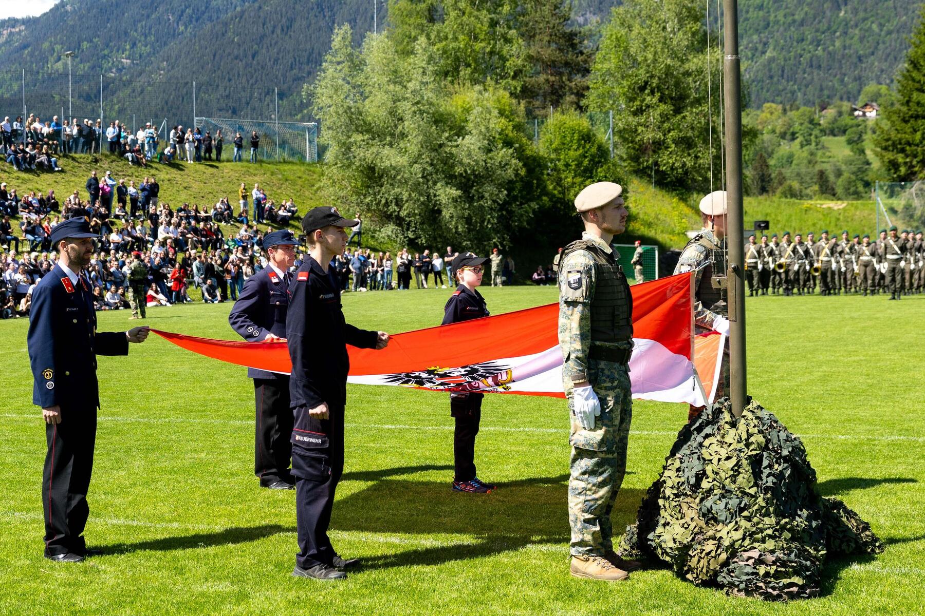 Bundesheer in Hermagor: 400 Rekruten legen Gelöbnis ab