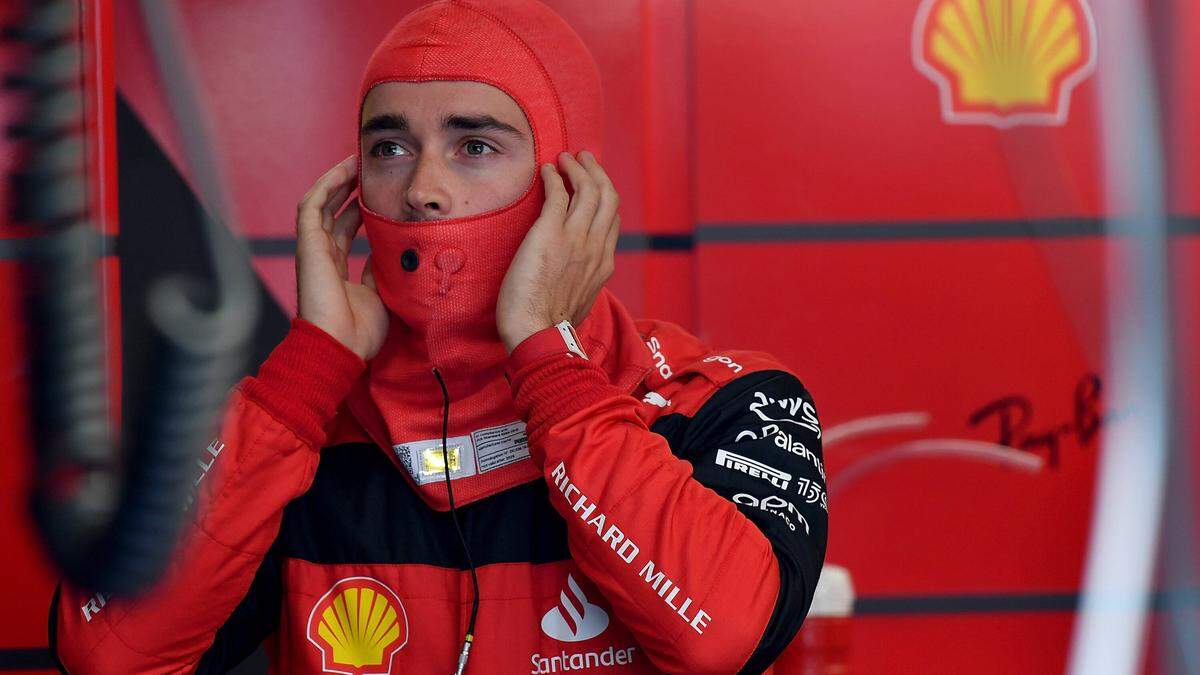 Bisher ein bitteres Wochenende für Charles Leclerc