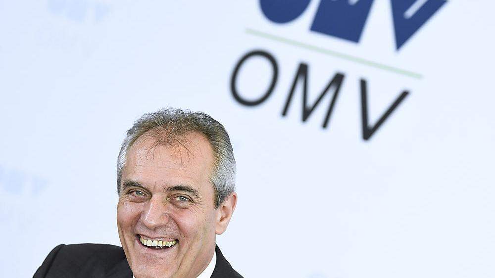 OMV-Chef Rainer Seele freut sich über die enorme Gewinnsteigerung im vierten Quartal