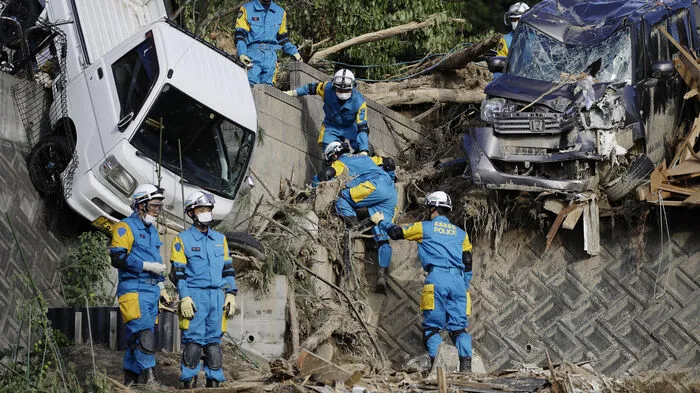 Durch die Überschwemmungen und Erdrutsche in Japan starben mehr als 170 Menschen.