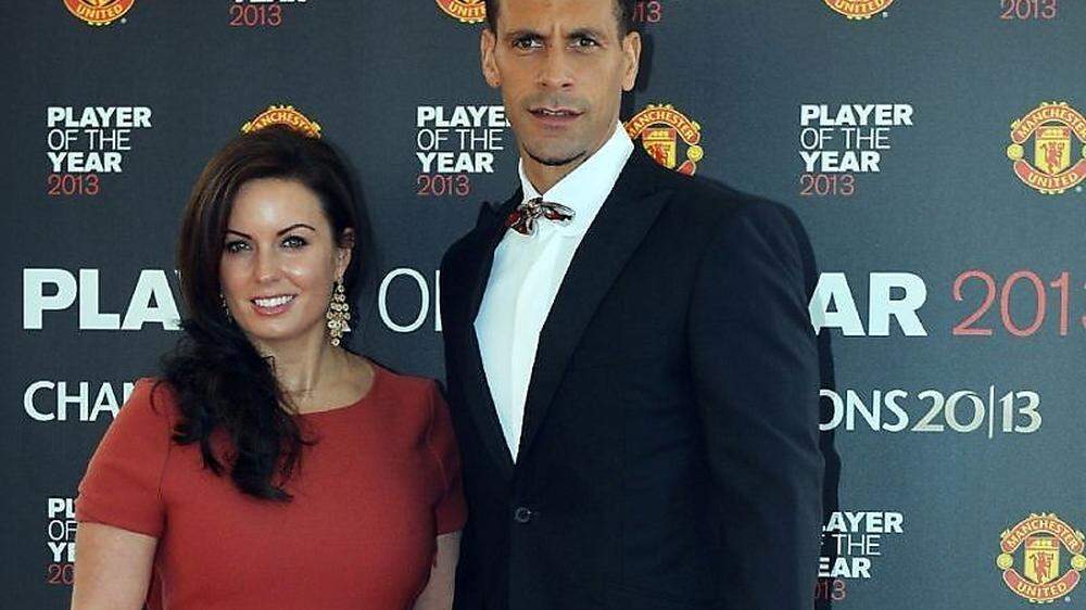 Rio Ferdinand und seine Frau Rebecca