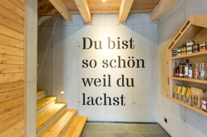 Der erste Eindruck gleich beim Betreten des Hauses.