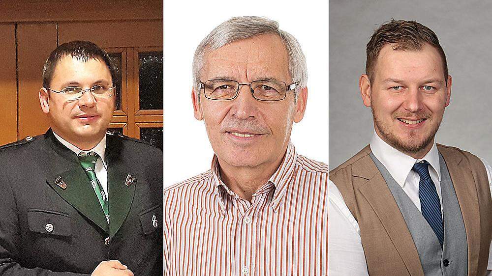Karl Habisch, Werner Loinig und Rene Zirngast sind die Spitzenkandidaten in Arnfels