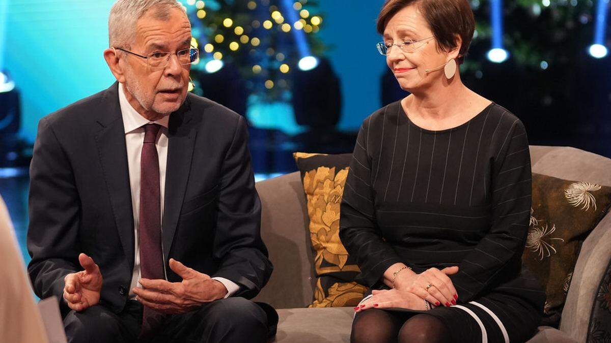 Alexander Van der Bellen mit seiner Ehefrau Doris Schmidauer bei &quot;Licht ins Dunkel&quot;