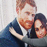 Vorfreude in Windsor: In einem Einkaufszentrum in der Kleinstadt bastelte man das Brautpaar aus Lego.