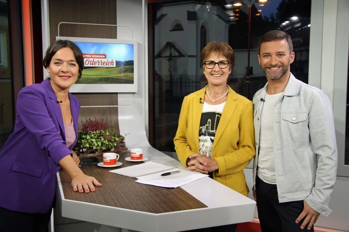 Sie machte im mobilen Studio, bestens befragt von Eva Pölzl und Marco Ventre, den beiden "Starmoderatoren" von "Guten Morgen Österreich" sehr gute Figur.