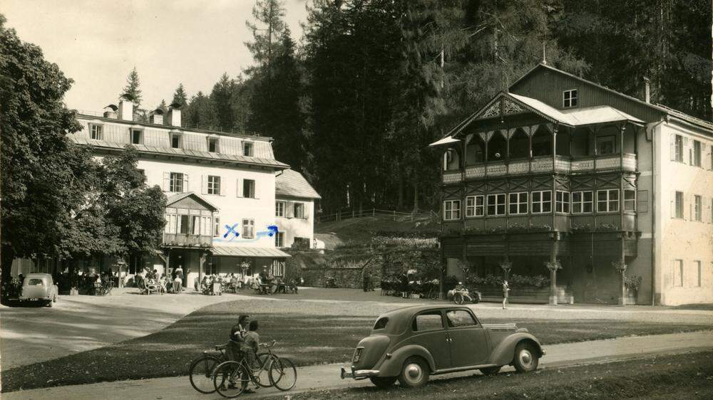 Hotel Bad Weitlanbrunn 1957 in Arnbach 