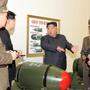 Kim inspizierte das Atomwaffenprogramm des Landes