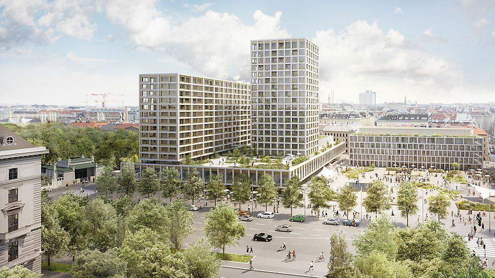 Das umstrittene Bauprojekt am Wiener Heumarkt