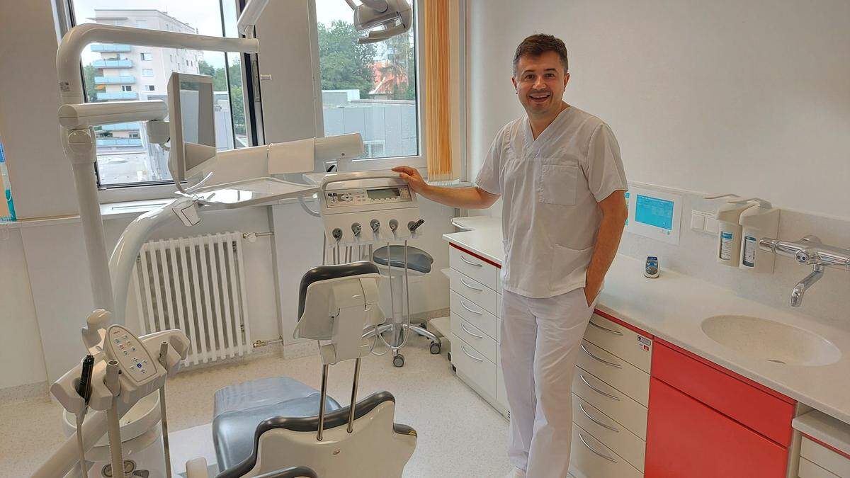 Mihael Peric wird ab 1. Oktober in Kühnsdorf als Kassen-Zahnarzt tätig sein 