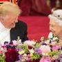 Donald Trump und Queen Elisabeth II.