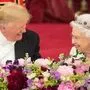 Donald Trump und Queen Elisabeth II.