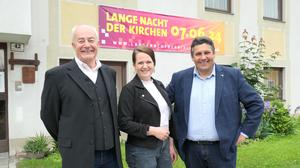 Georg Steinklammer, Karin Theurl und Michael Brugger laden zum Austausch