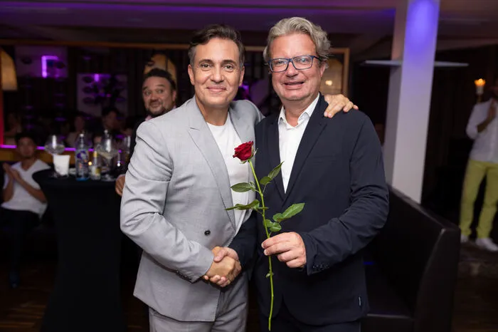 Drexler mit Erwin Schrott ... 
