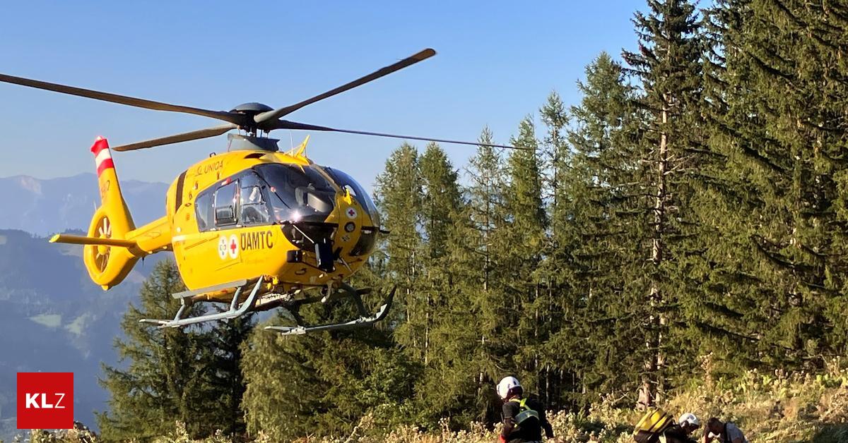 Lenker-in-Lebensgefahr-Steirer-34-st-rzte-nach-H-ttenbesuch-mit-Auto-150-Meter-ber-Abhang