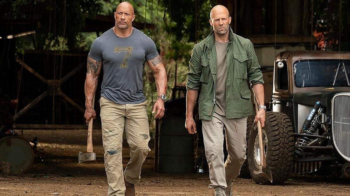 Dwayne Johnson und Jason Statham in &quot;Fast & Furious&quot;