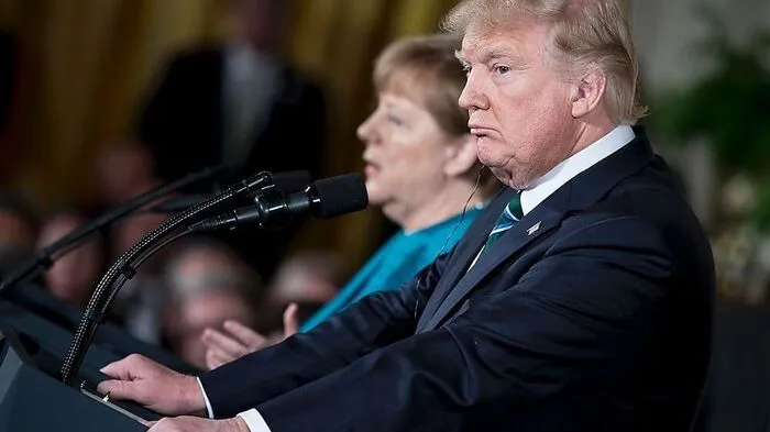 US-GERMANY-TRUMP-MERKEL