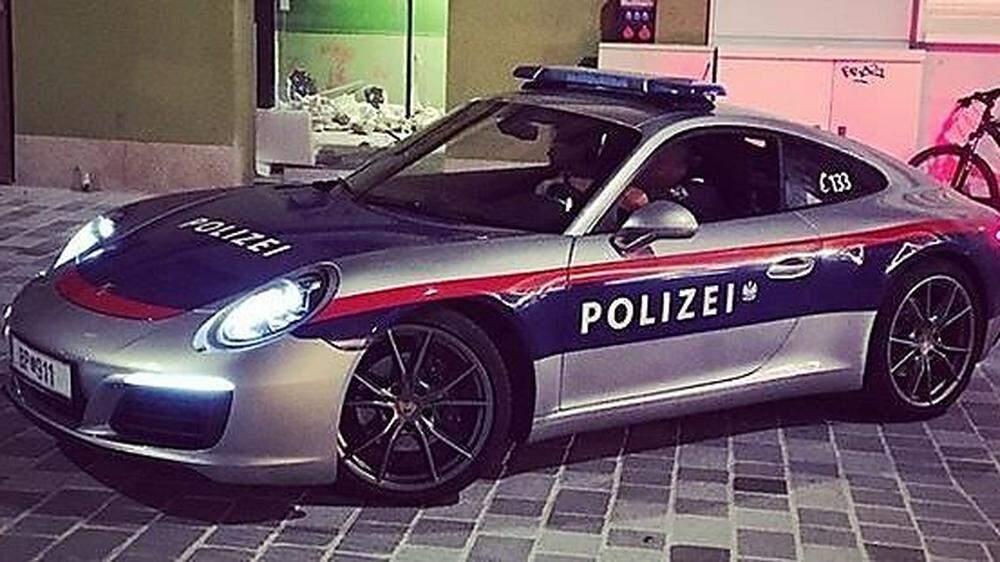 Der einzige Polizei-Porsche Österreichs