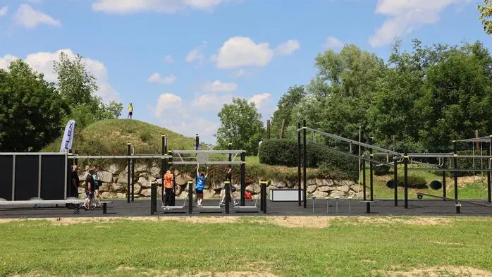 Mit dem Spitzensportler Joel Mattli wurde in St. Stefan im Rosental der größte Bewegungspark Österreichs eröffnet