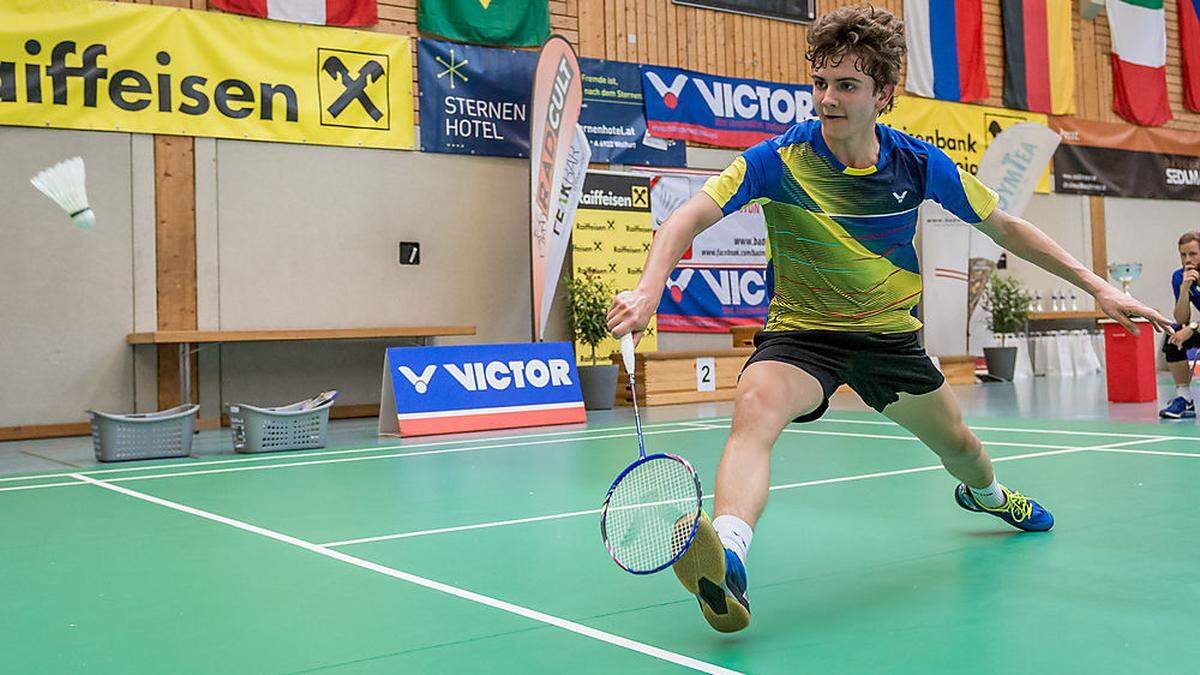 Badminton-Hoffnung Nicolas Rudolf