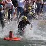 Gestartet wurde beim 14. Vulkanlandtriathlon mit dem Schwimmbewerb im Seebad