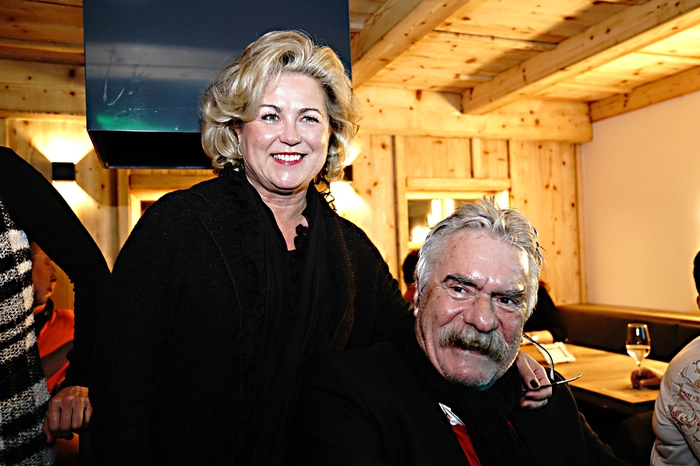 Kardiologin Elisabeth Zechner mit "Mousatche" Josef Zechner