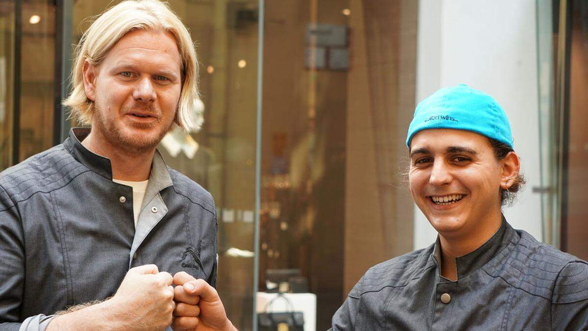 Alexander Jonke und Chrisopher Mittendrein sind die Köpfe hinter dem Foodtruck Colibri