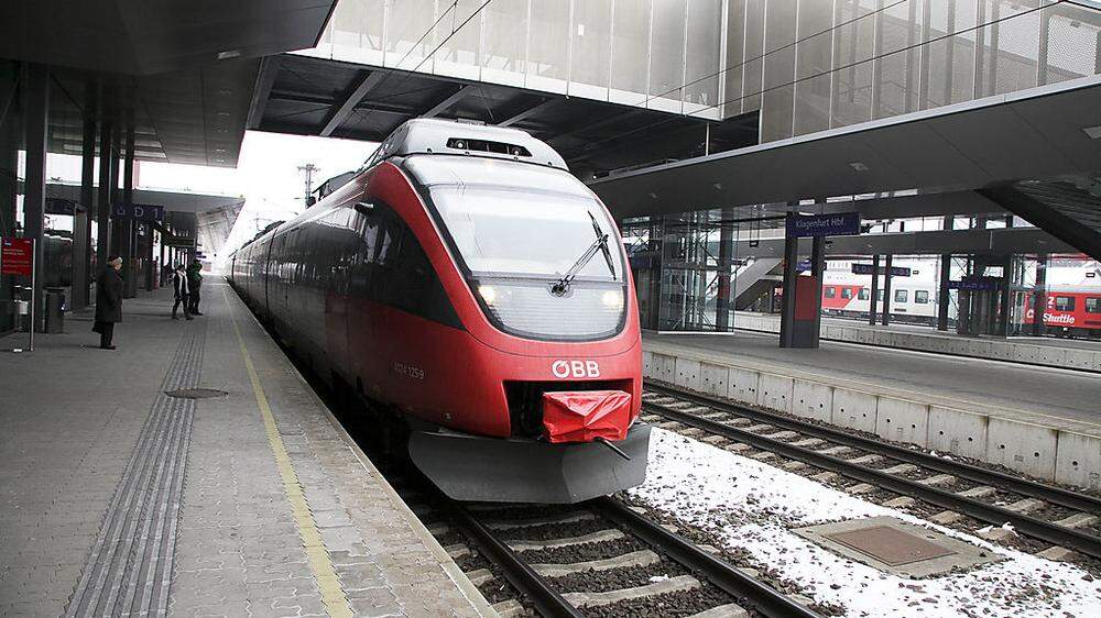 Die S-Bahn von Klagenfurt in Richtung Unterkärnten wird in den kommenden Jahren kontinuierlich ausgebaut 