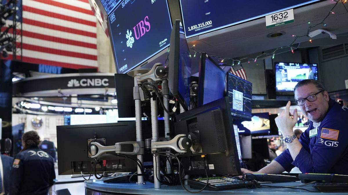 Aktienhändler an der New Yorker Wall Street