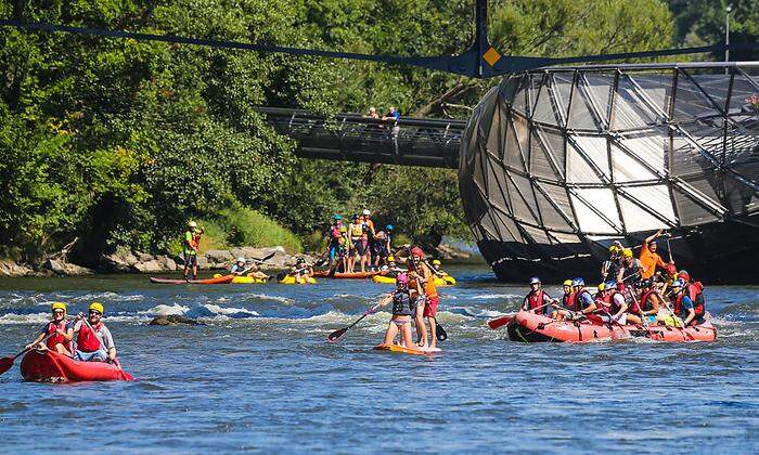 Rein ins erfrischende Nass bei den Grazer Riverdays 