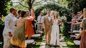 Antenne-Reporter Patrick Vögl und Antenne-Muntermacherin Chrisi Klug haben im Aiola im Schloss in Graz Ja gesagt