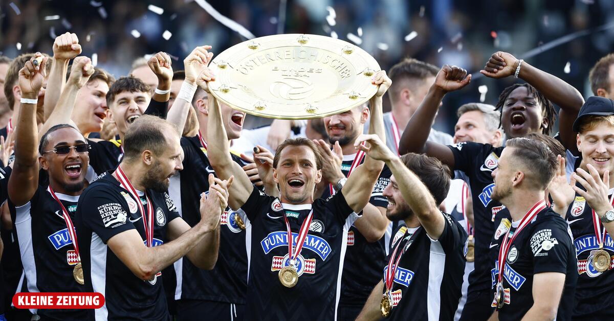 Heart-stopping finale! SK Sturm celebrates its fifth championship title