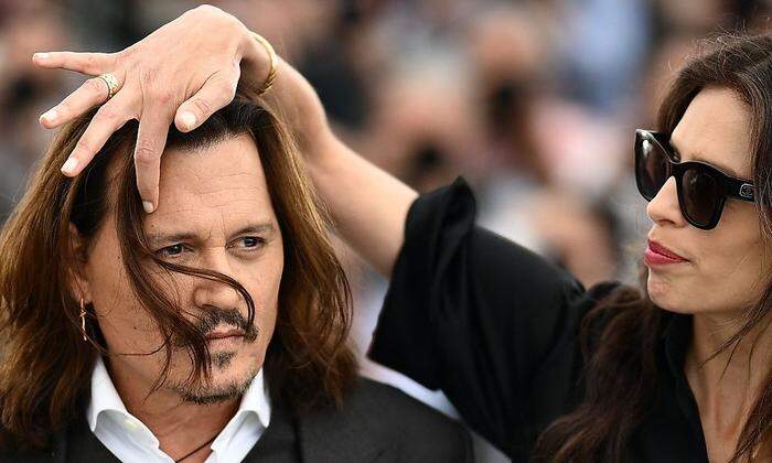 Polarisierten bei den Filmfestspielen in Cannes: Johnny Depp und Regisseurin Maïwenn Le Besco