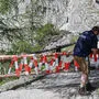 Die Eishöhle und der Zustieg dürfen seit dem Unfall nicht betreten werden