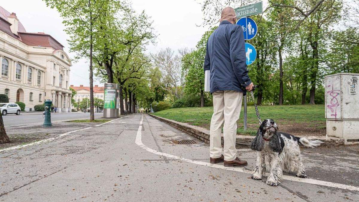 Stadtspaziergang am Glacis