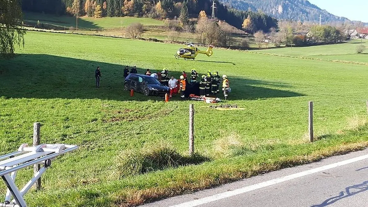 Die Unfallstelle an der B 113