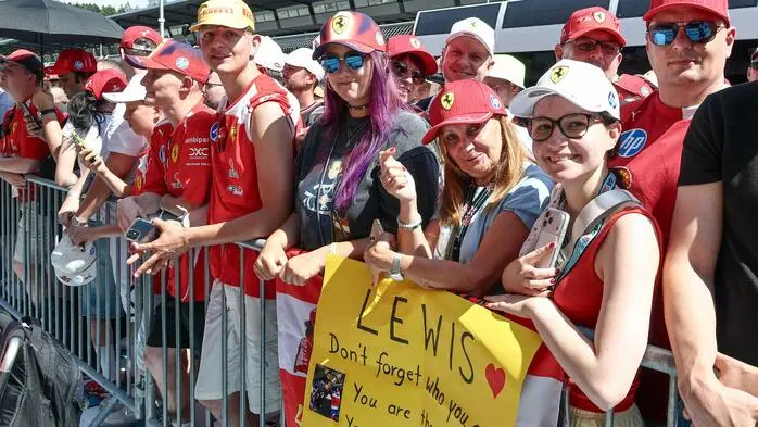 Die Pit Walk Lane zeigte sich am Donnerstag gut gefüllt