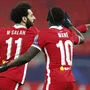 Liverpools Torschützen Salah und Mane