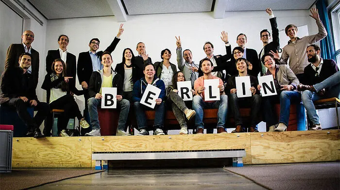 Ein Teil der Kärntner Start-ups im „Hubraum“ der Telekom