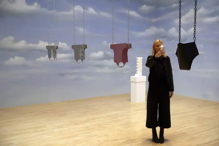 "Guimard Chastity Belts" (Anthea Hamilton).