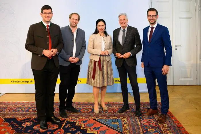 Auszeichnung, Kärntnern Weinbau, Landessieger 2024, Amt der Kärntner Landesregierung, Spiegelsaal, Fotograf Thomas Hude, 9. Mai 2025