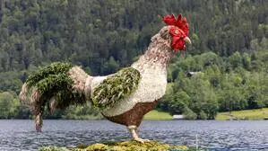 Der Hahn namens Martin hob sich in der Wertung deutlich von den anderen Figuren ab