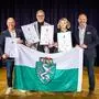 Von links: Eva Kelety, Bundesinnungsmeisterin der Berufsfotografie, die Preisträger Michael Schnabl, Wolfgang Gangl und Jana Scherr sowie Thomas Fischer, Landesinnungsmeister Steiermark