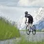 Ein Radfahrer