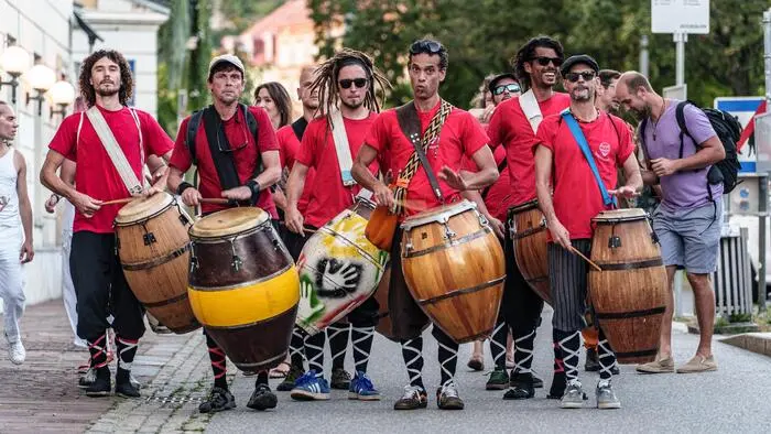 Beim Grieskram ist für Musik und gute Stimmung gesorgt