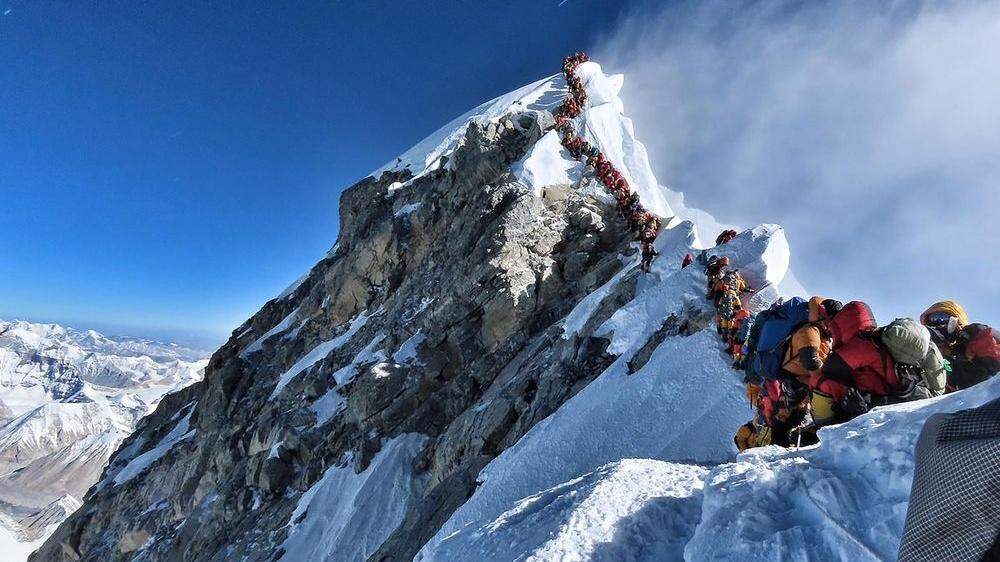 Stau am Everest - das Foto machte Schlagzeilen 