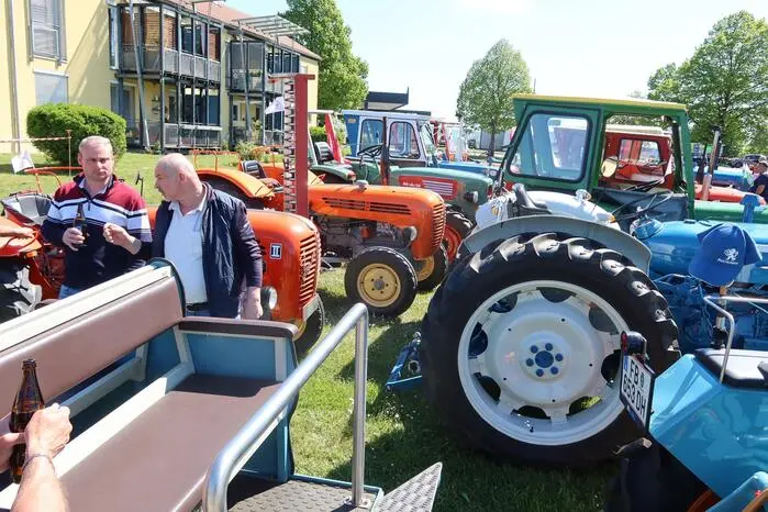 Oldtimer-Traktoren durften nicht fehlen