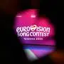 ABD0094_20251118 - WIEN - ÖSTERREICH: ++ THEMENBILD ++ Das Logo zum Eurovision Song Contest - Vienna 2026 , im Rahmen eines Pressetermins "Medienupdate zum Eurovision Song Contest" am Dienstag, 18. November 2025 in der Wiener Stadthalle. - FOTO: APA/HARALD SCHNEIDER